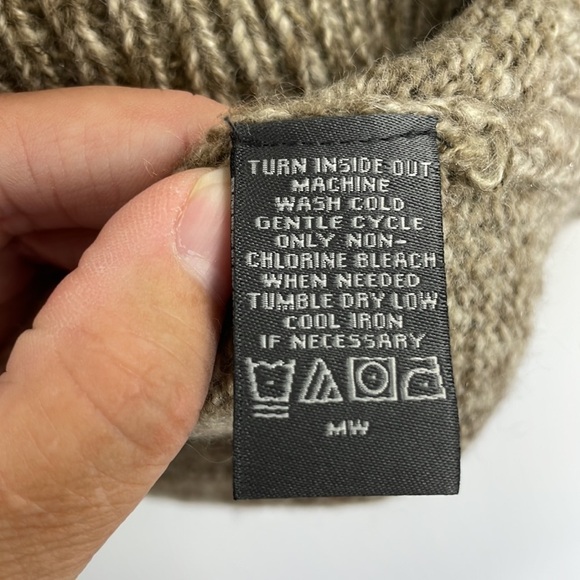 Vintage Tricots St. Raphael Nordic Pattern Mock Neck Sweater Sz XL - Picture 3 of 4